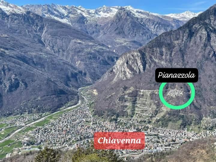 Foresteria B&B Vecchiascuola Pianazzola Chiavenna Buitenkant foto